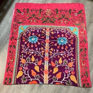 Bright Floral Shawl / Dupatta – 87” x 37”